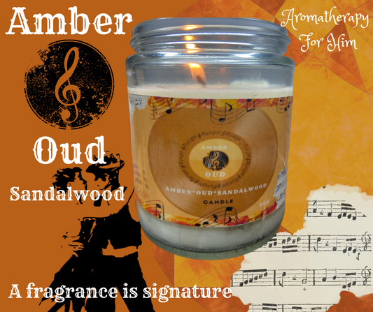 Amber & Oud Candle