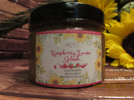 Organic Raspberry Lemon Splash Scrub