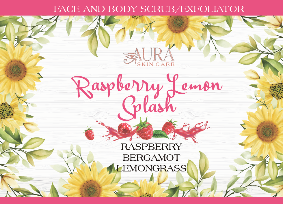 Organic Raspberry Lemon Splash Scrub