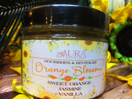 Organic Orange Blossom Facial and Body Scrub