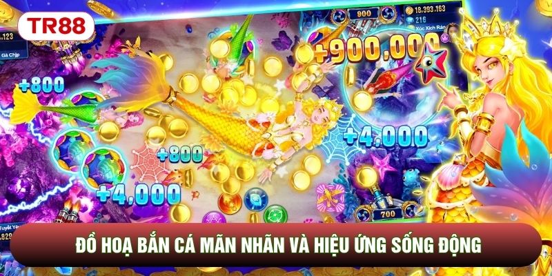 Đồ hoạ bắn cá mãn nhãn và hiệu ứng sống động