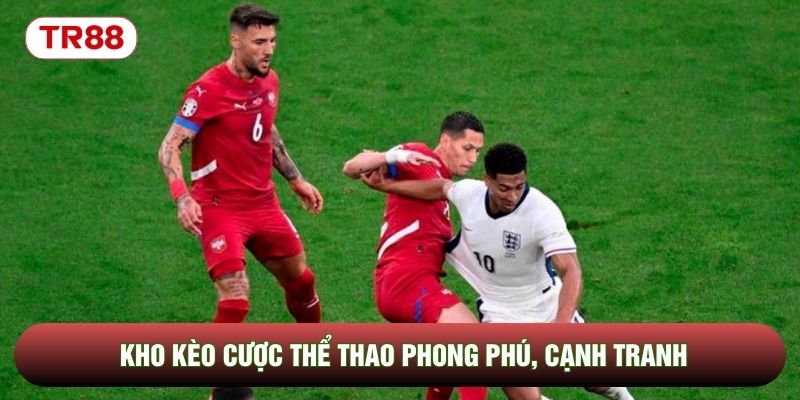 Kho kèo cược thể thao phong phú, cạnh tranh